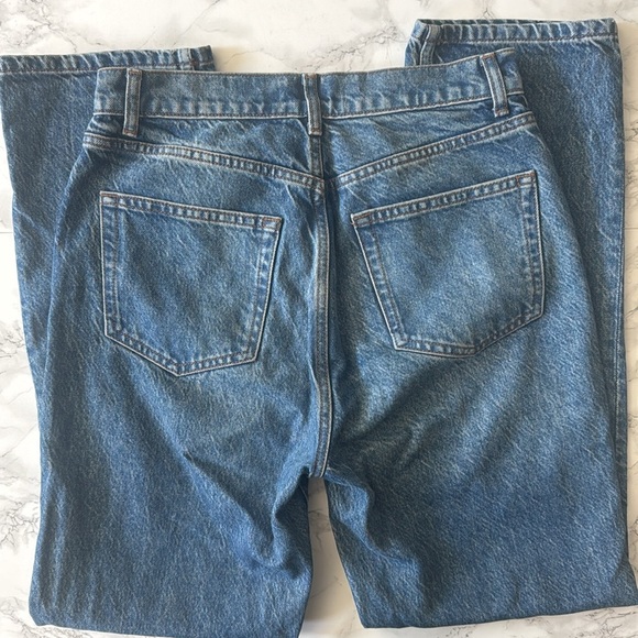 Reformation Cynthia High Rise Straight Jeans Colorado Wash Size 28 - Picture 7 of 8